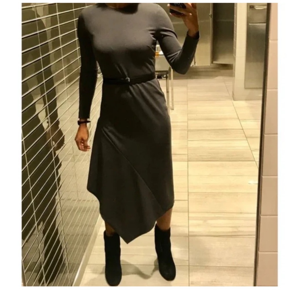 HUTCH • Charcoal Jo Long Sleeve Dress - Picture 4 of 10